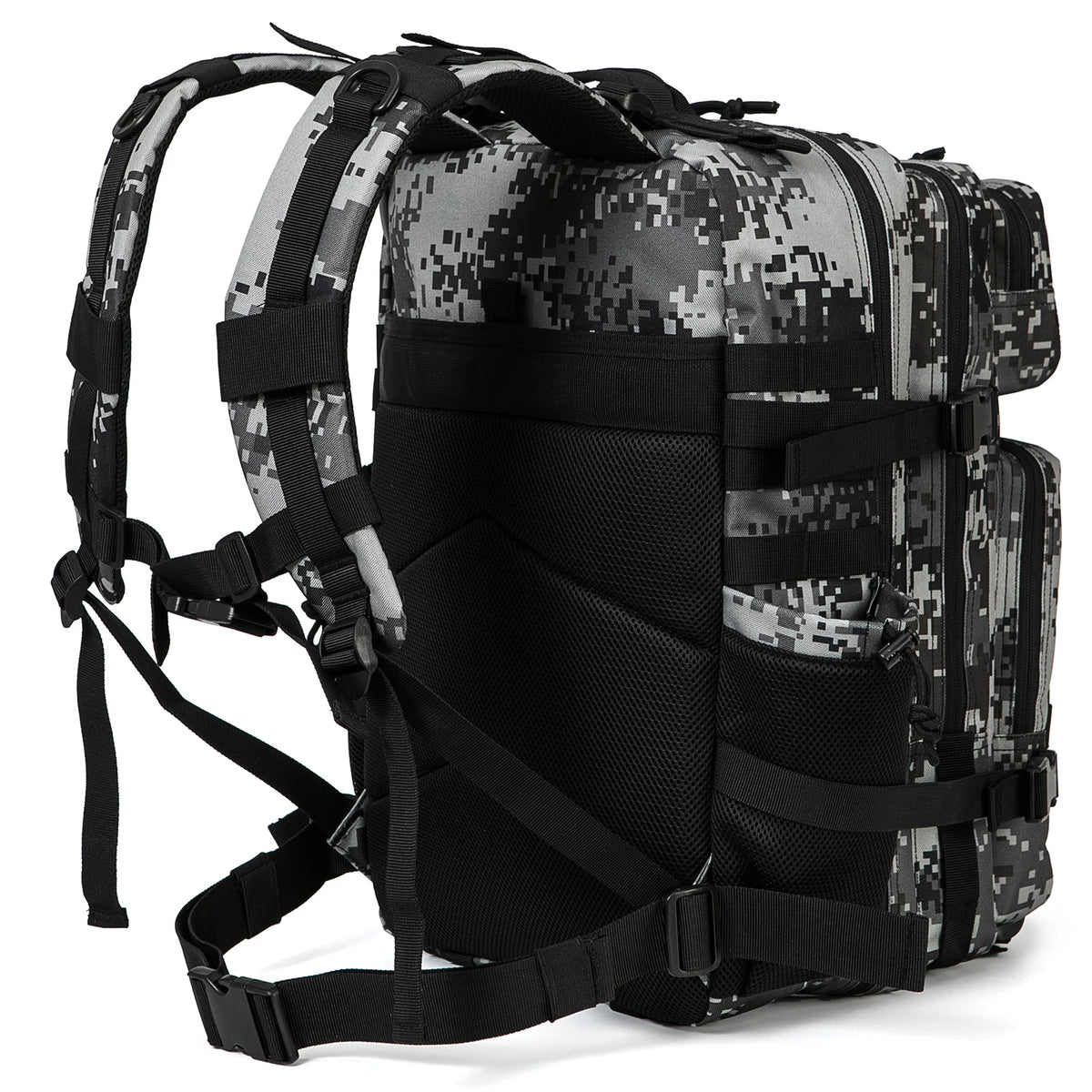 45L Molle Tactical Backpack Bag Hunting MOLLE Backpack GYM For Men EDC Outdoor Hiking Survival Rucksack Witch Bottle Holder