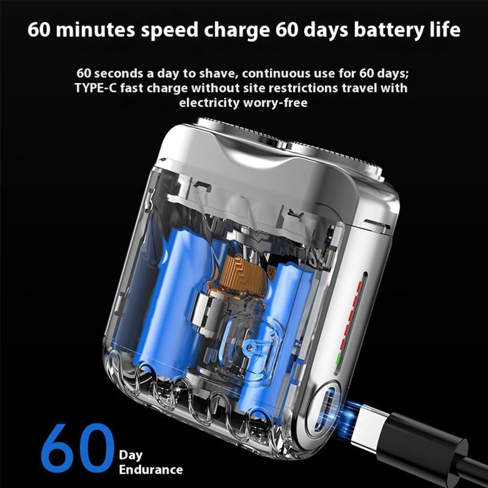 Mini Electric Travel Shaver For Men – Waterproof & Portable