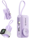 ORICO 5000mAh Portable Charger with Built-in Lightning Cable