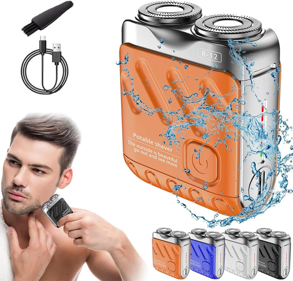 Mini Electric Travel Shaver For Men – Waterproof & Portable