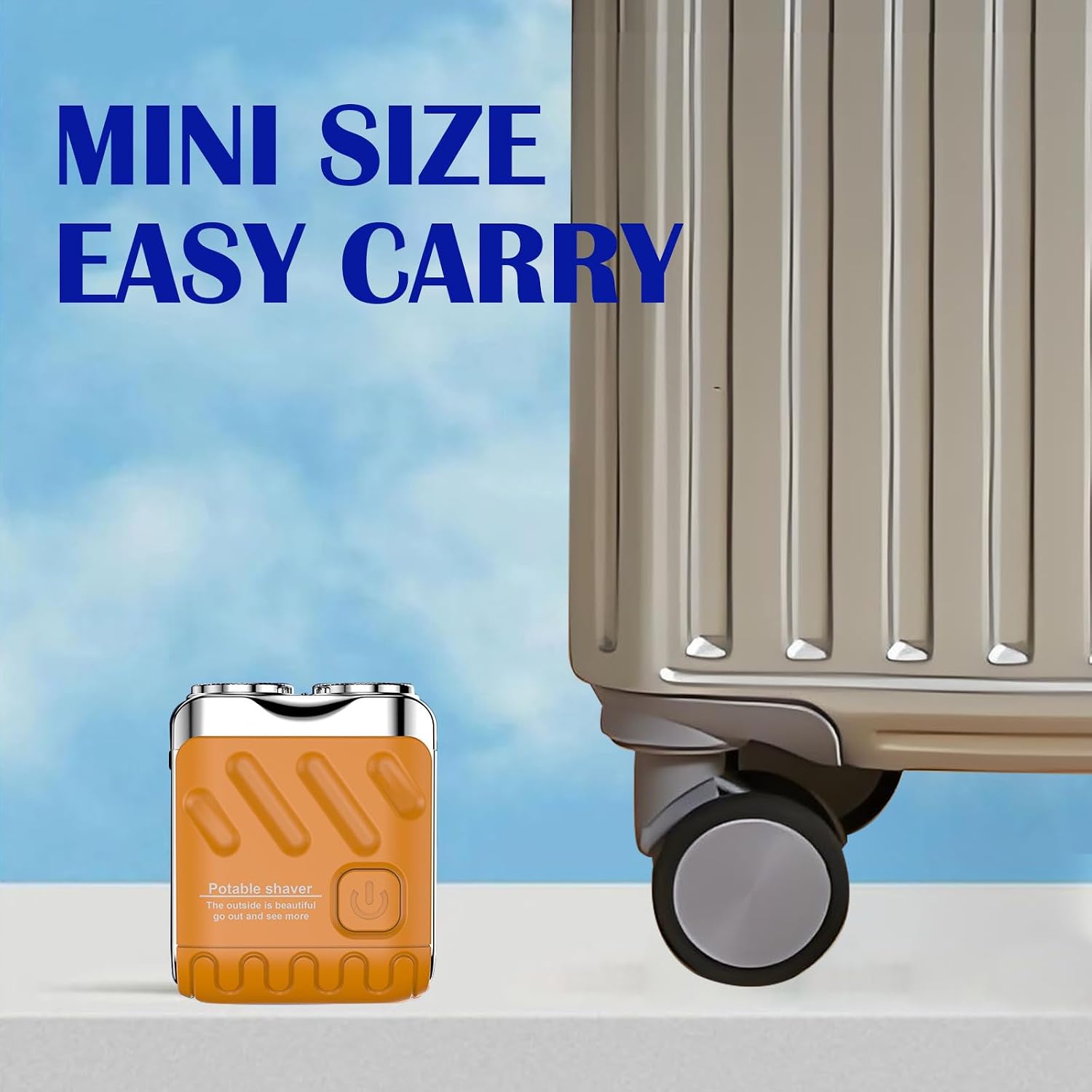 Mini Electric Travel Shaver For Men – Waterproof & Portable
