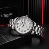 Longines Master Collection Automatic Men’s Watch – Luxury Stainless Steel Silver Dial