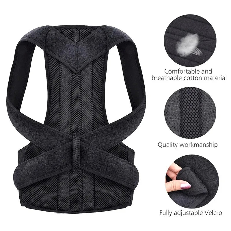 Back Brace and Posture Corrector for Men and Women Back Straightener Posture Corrector Scoliosis & Hunchback Correction Support