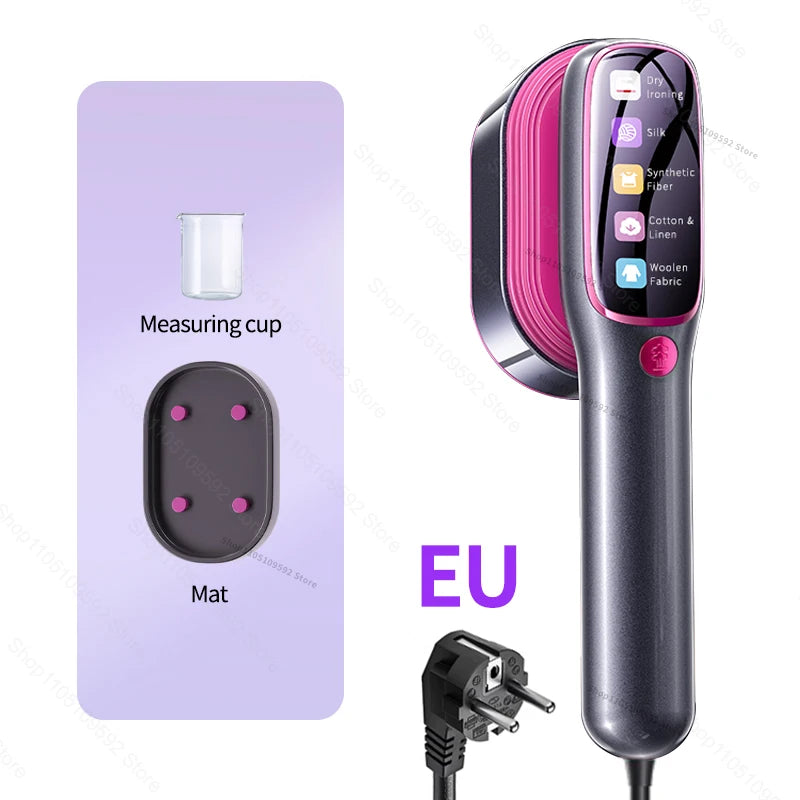 Purple Color Portable Handheld Garment Steamer Iron – Fast Heating