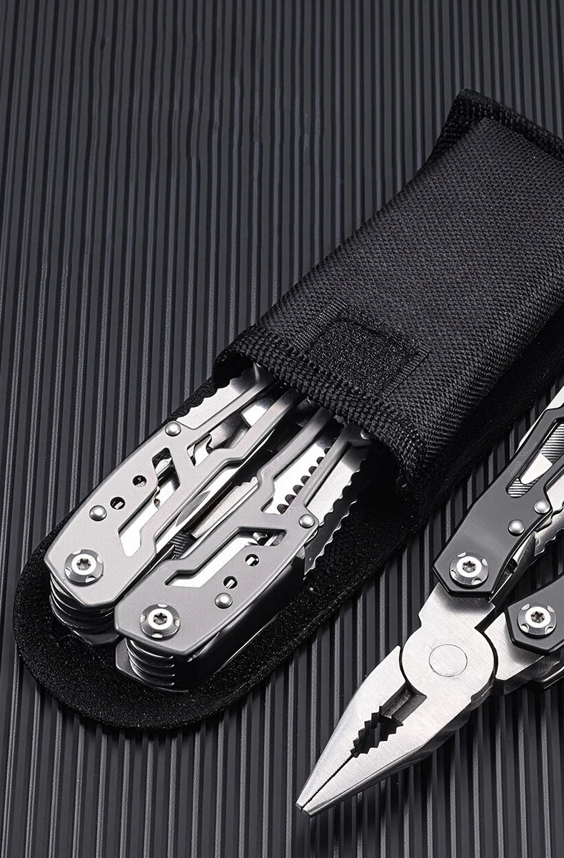 Pocket Mini Pliers Knife Screwdriver Folding Small Multitool Opener Nail File Precision Pliers Hand Tools Outdoor Emergency Tool
