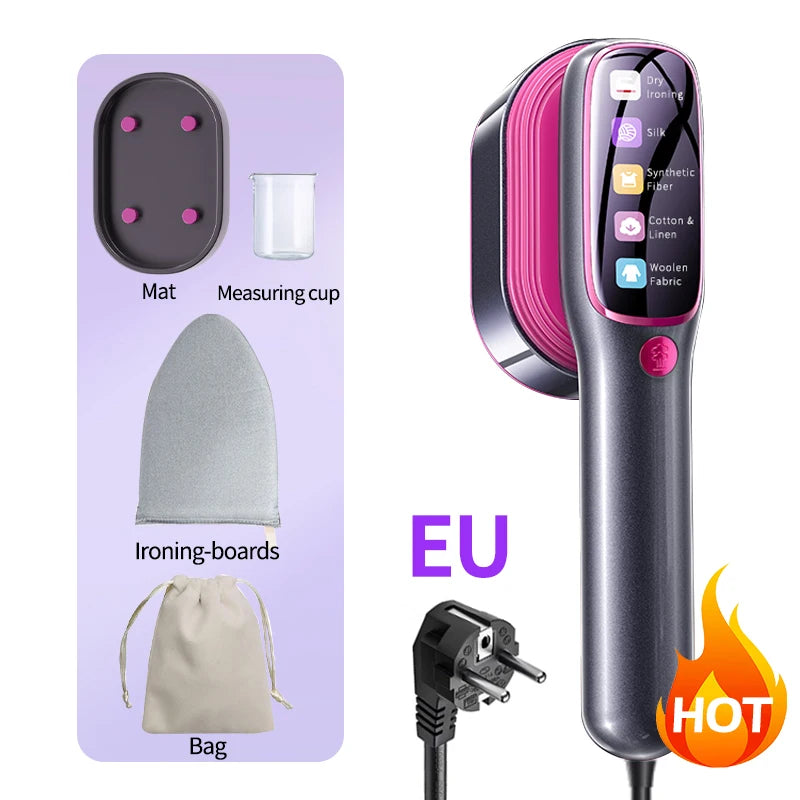 Purple Board Bag Color Portable Handheld Garment Steamer Iron – Fast Heating