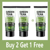 Men's Facial Wash 60g - Green Tea & Salicylic Acid, Deep Cleansing, Oil Control, Tea Tree & Charcoal, For Men